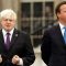London Mayor, Boris Johnson with U.K. Prime minister, David Cameron